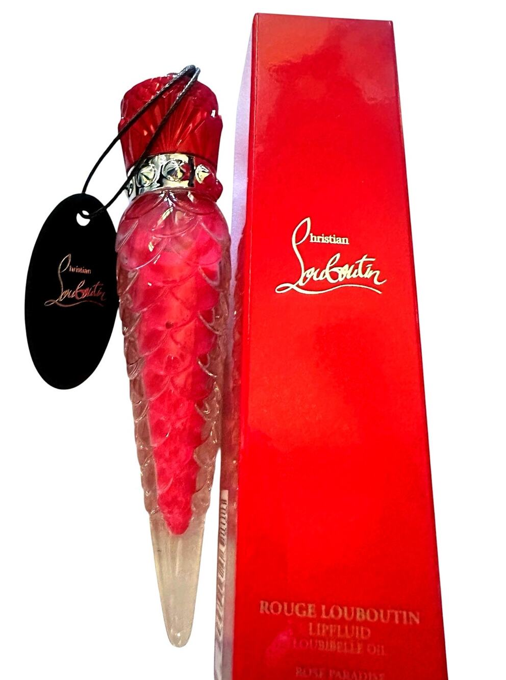 Christian Louboutin Rouge Louboutin Lipfluid Loubibelle Oil – Rose Paradise 813O